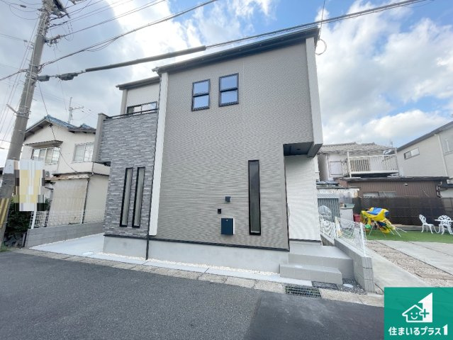 大津市際川　新築一戸建ての外観|お客様に長く安心して住んでいだだける事にこだわった家づくり！住んでからのアフターサービスにもしっかりと取り組んでいます！