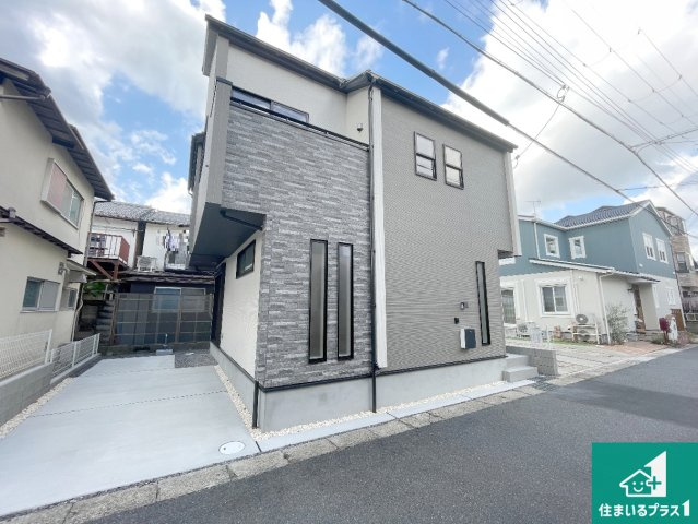 大津市際川　新築一戸建ての外観|お客様に長く安心して住んでいだだける事にこだわった家づくり！住んでからのアフターサービスにもしっかりと取り組んでいます！