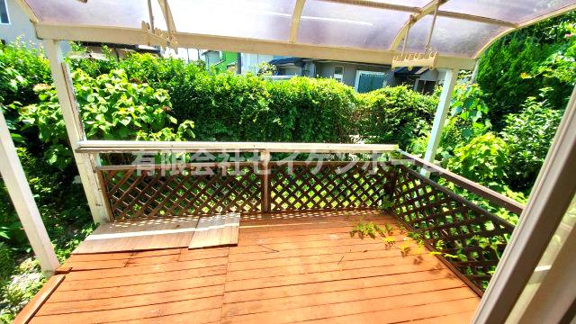 熊谷市万吉　中古戸建の庭