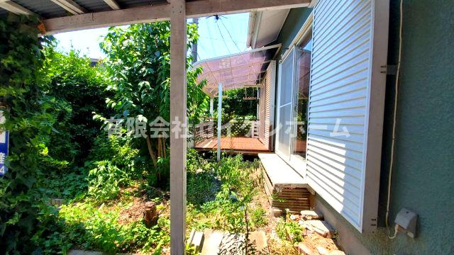 熊谷市万吉　中古戸建の庭