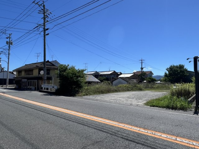 鏡町鏡　事業用地の外観