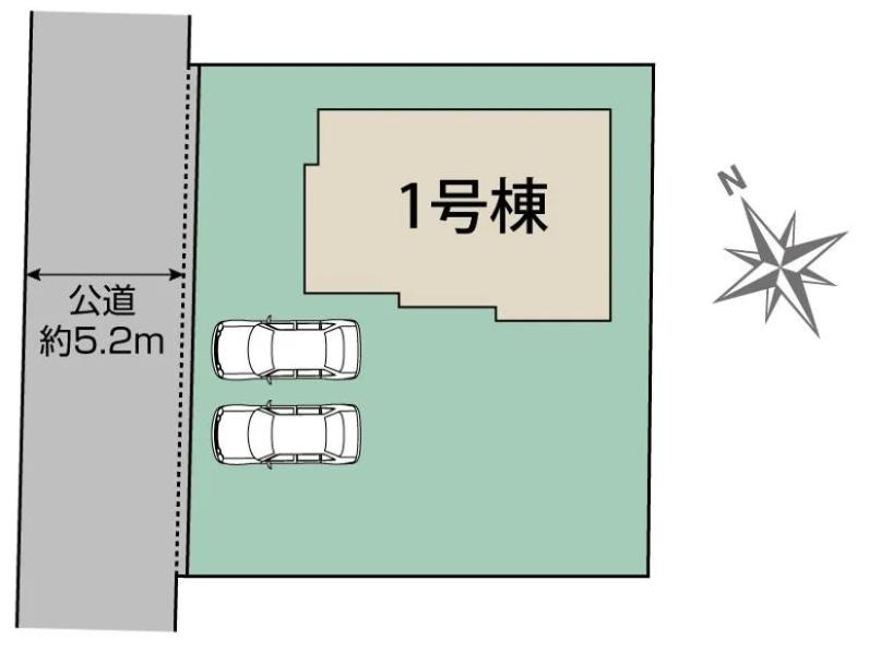 土浦市天川1丁目2期　新築戸建の区画図