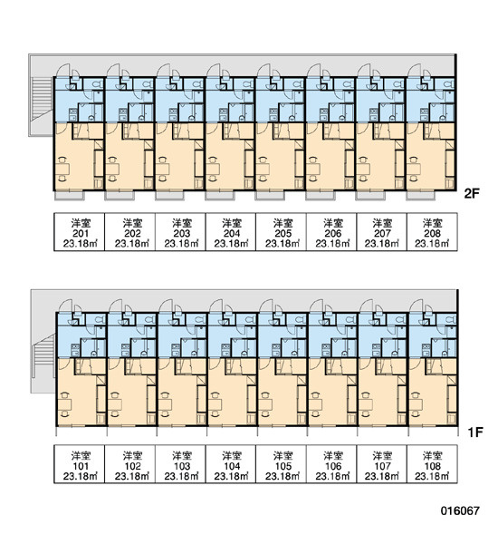レオパレス和の区画図|画像3