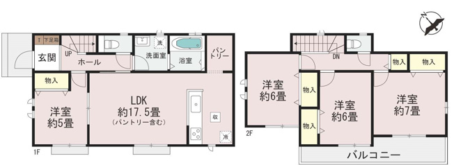 【間取り】 | 上尾市西宮下四丁目371番