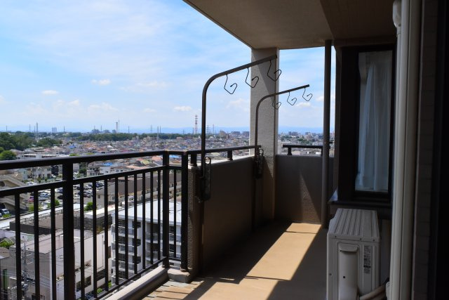 東村山市富士見町１丁目の中古マンションのバルコニー