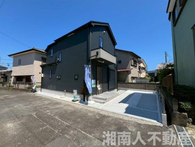 平塚市岡崎  新築戸建の前面道路含む現地写真|前面道路含む現地写真です