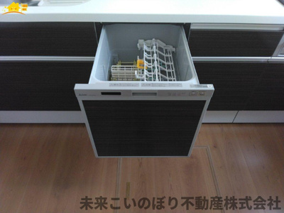 【設備】 | Erde白岡市白岡11期5号棟 | 家事の時間を短縮できるビルトイン食器洗浄機付き！