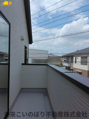 【バルコニー】 | Erde白岡市白岡11期5号棟 | 陽当たり良好なバルコニーです