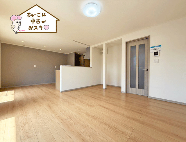 仙台市太白区大谷地　フルリフォーム住宅♪の居間・リビング