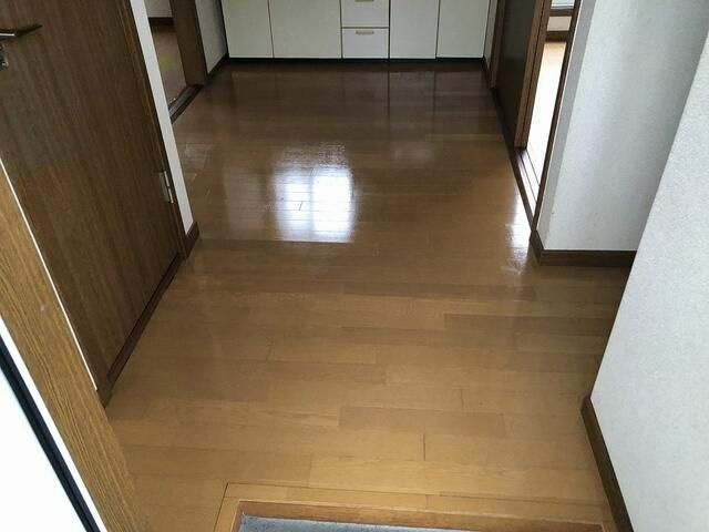 リバーパークの玄関