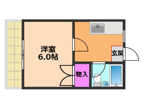 ウェルシー氷室の間取り