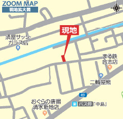 ブルーミングガーデン合志市須屋１４期／１号棟の地図