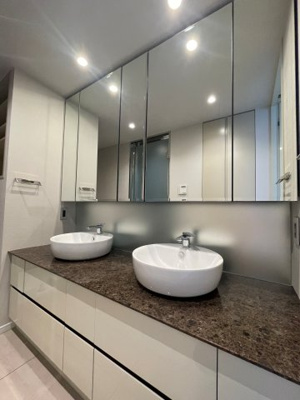 【独立洗面台】 | プレミスト九段 | 独立洗面台、朝の身支度には欠かせません