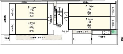 【区画図】 | リブリ・Crest YanagisakiⅡ