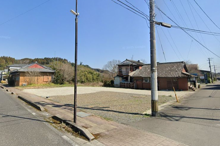 曽於市財部町北俣の売地の外観
