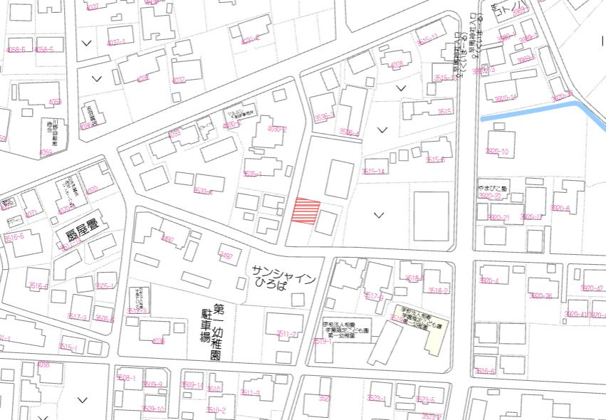 北諸県郡三股町大字樺山の売地の土地図