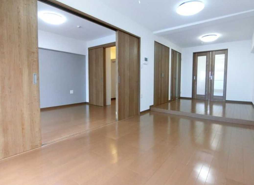 駒場ネオパレス　駅徒歩１分　分譲賃貸　高層階の居間・リビング