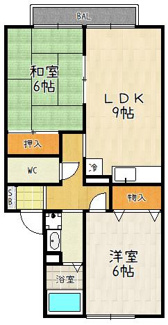 【間取り】 | エスポアール稲荷