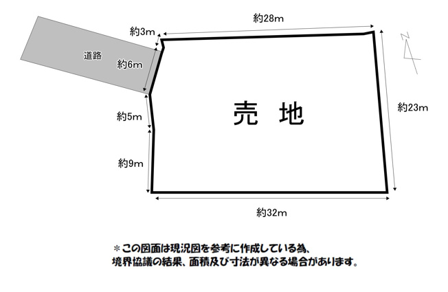 【土地図】 | 手鎌売地