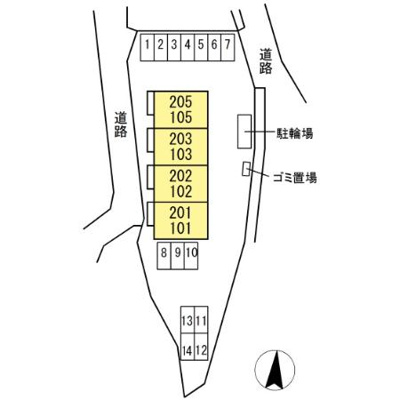 【区画図】 | アヴェニール萩