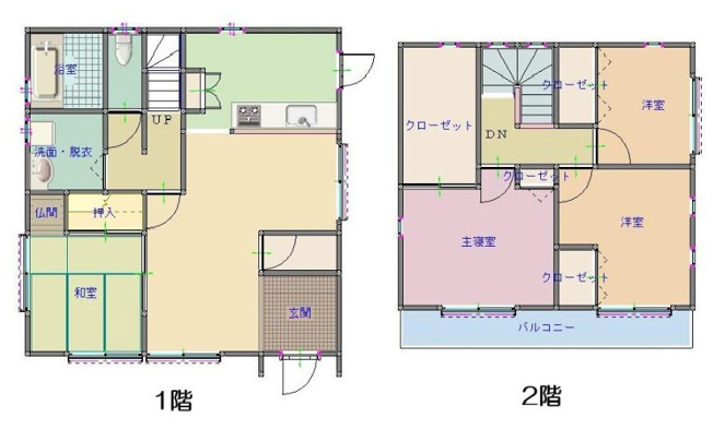【間取り】 | 間取りは4LDKになります。