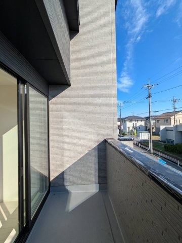 岡山市南区福島2丁目  1期①号棟のバルコニー|◆2階洋室5.2帖側のバルコニーです。