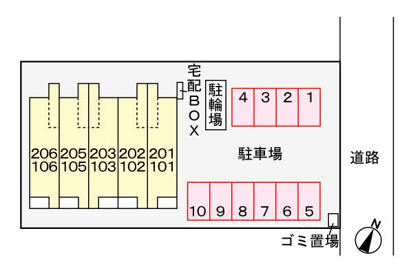 プリートⅡ　　刈谷市近郊の賃貸はクラスホームの駐車場