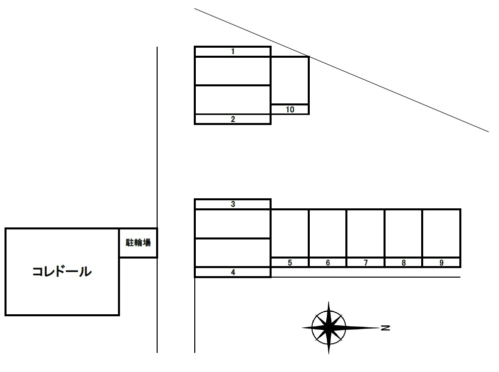 コレドールの区画図