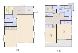 【間取り】 | 【北杜市高根町清里】リフォーム済の中古物件