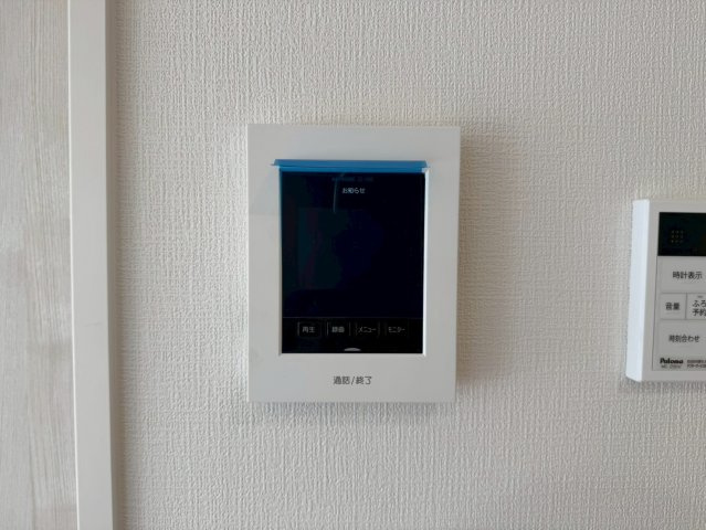 ーFor.M Iーフォルムー小倉南区中曽根5丁目2期　【小倉南区　新築戸建て】の防犯設備|お子様のお留守番にも安心なＴＶモニタ付インターフォン　【小倉南区　新築戸建て】