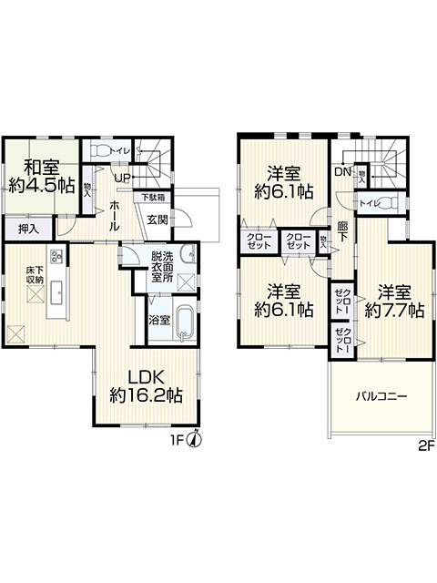 岡崎市柱曙2丁目の間取り
