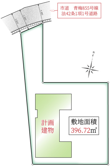 【区画図】 | ご家族様のプライベート空間が確保できる素敵な間取りです。また敷地ゆったりですので、おうち時間を楽しむのにもぴったりですね♪
