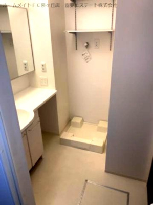 【洗面所】 | 東山ヒルズⅡ | ※同物件・反転タイプ
