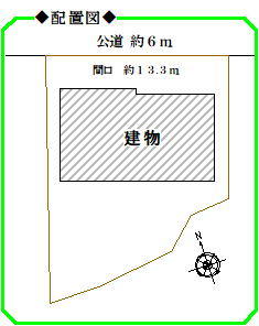 海部郡大治町大字砂子字柳原の中古一戸建の区画図