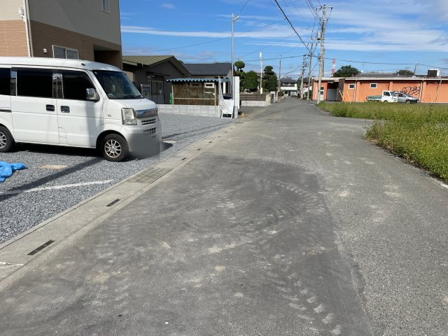 【前面道路含む現地写真】 | 美里町小茂田第２　クレイドルガーデン　新築戸建　　全2棟　　２号棟