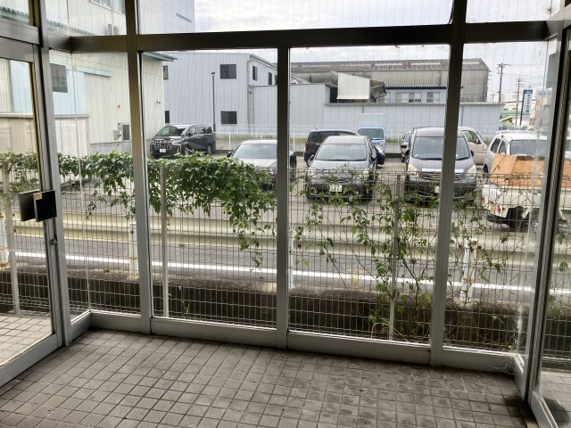 西之島５７－１事務所の庭