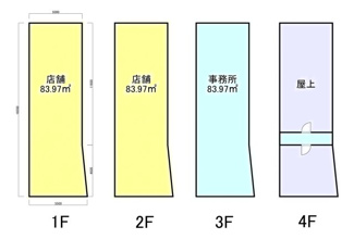 【間取り】 | 金生町　売ビル
