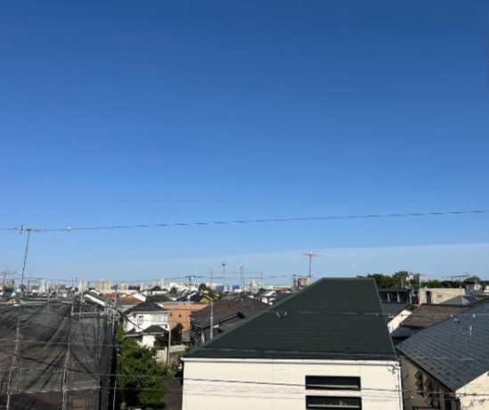 立川羽衣町住宅2号棟の展望|良い眺めですね