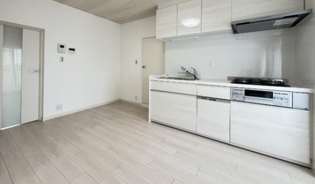 立川羽衣町住宅2号棟のキッチン|お料理しやすいキッチンです