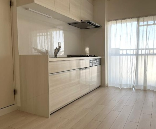 立川羽衣町住宅2号棟のキッチン|キッチンでお料理をお楽しみください