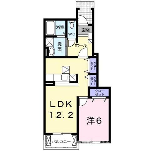 サンパティーク・メゾンＣの間取り