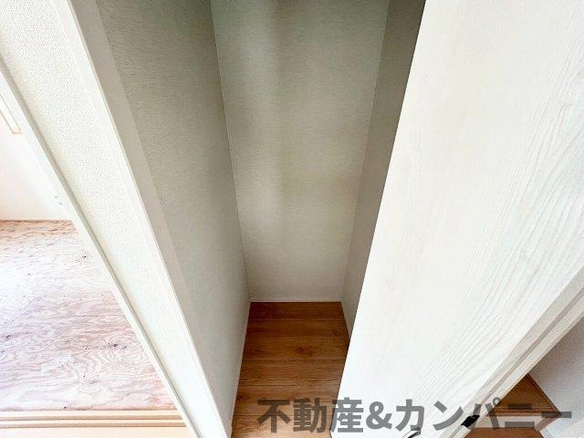 ハートフルタウン北黒田　伊予郡松前町北黒田新築分譲住宅1号棟(全2棟)　のランドリースペース