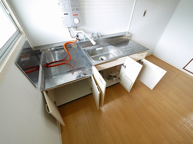 サンハイツ富雄B棟のキッチン