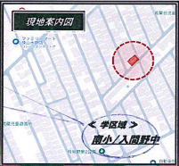 売地　狭山市大字水野字月見野の地図