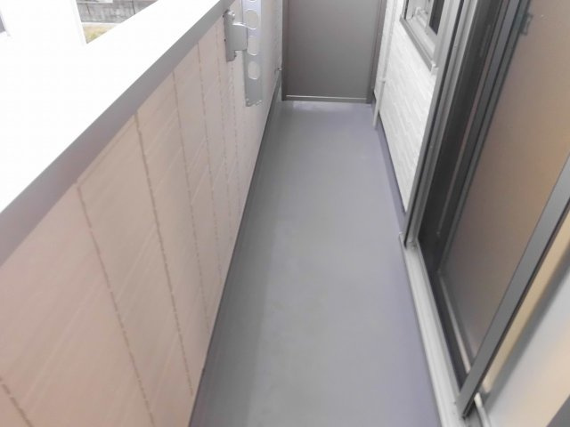 クレール林崎のバルコニー