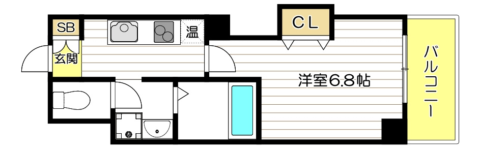 みおつくし桑津の間取り
