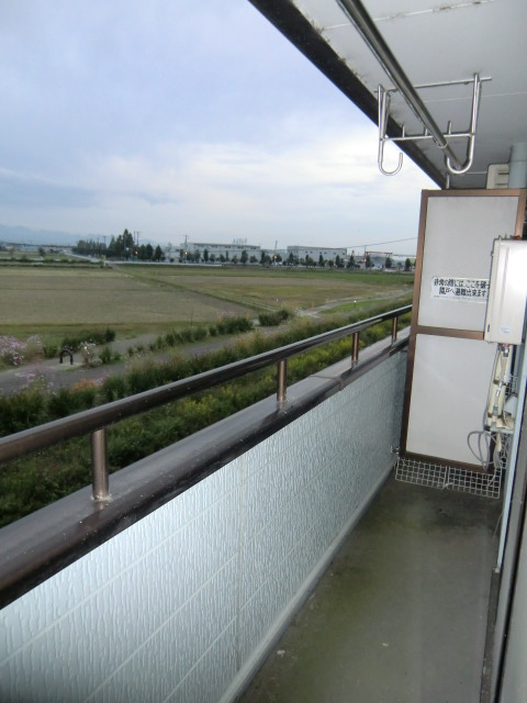 第5コーポヴィラのバルコニー