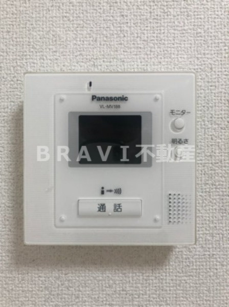エルデ大手前　BRAVI不動産のセキュリティ|【エルデ大手前】モニター付きインターホン