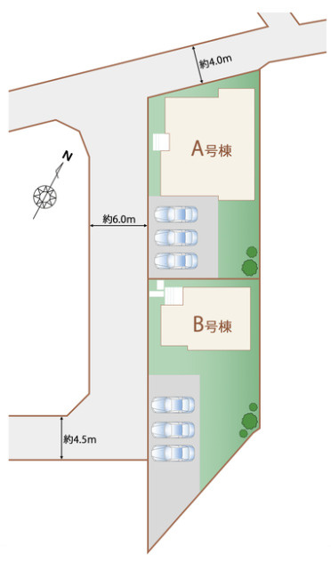 富士宮市大岩４６０番　新築戸建　全2棟　A号棟平屋