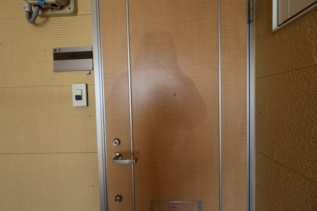 メゾンN　B棟の玄関